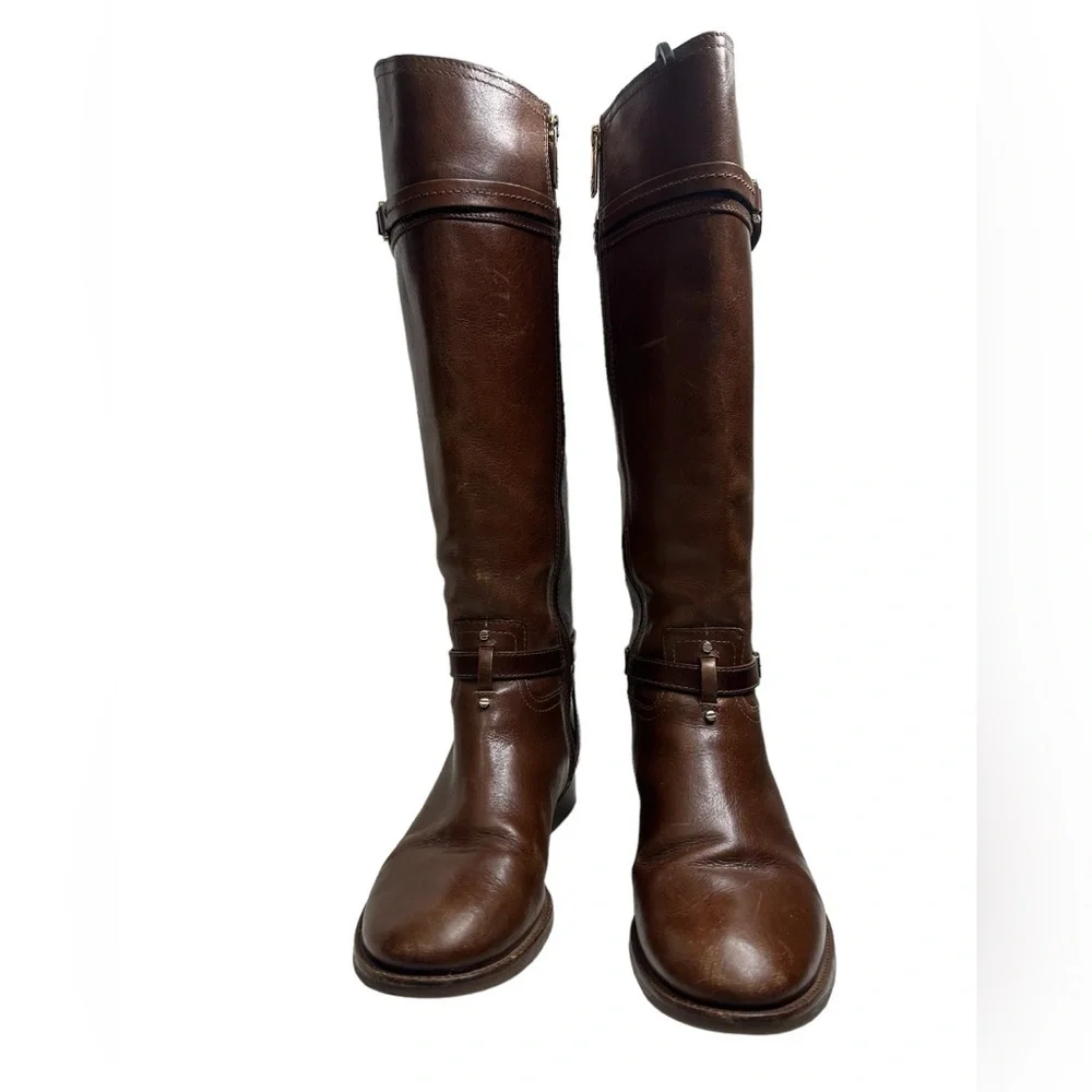 Tory burch riding boots 8 Brown